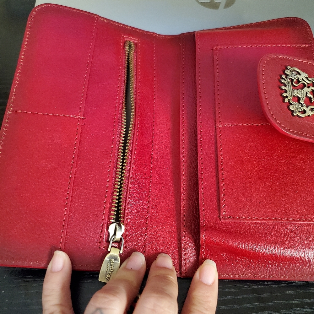 Pratesi Firenze Italian Leather Large Wristlet
